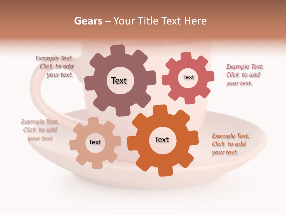 Household Object Isolated Tea PowerPoint Template