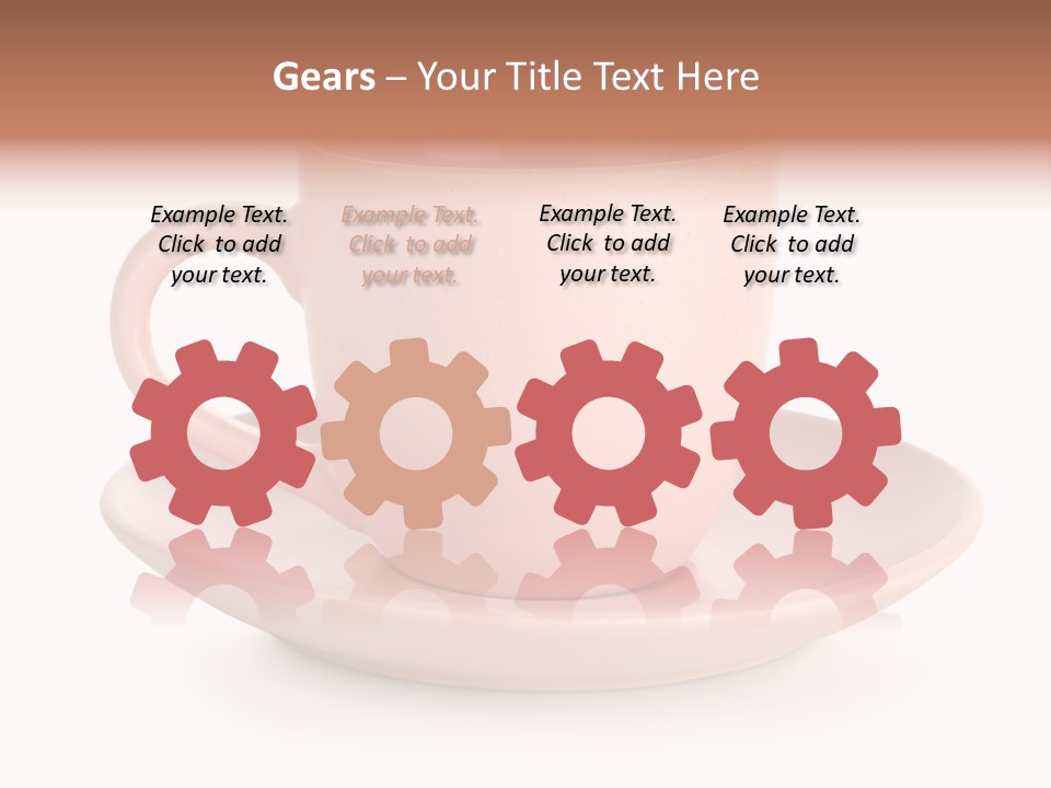 Household Object Isolated Tea PowerPoint Template