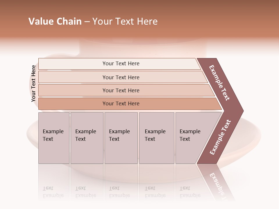 Household Object Isolated Tea PowerPoint Template