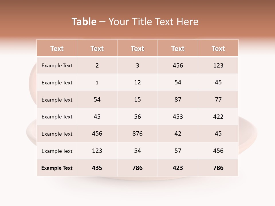 Household Object Isolated Tea PowerPoint Template
