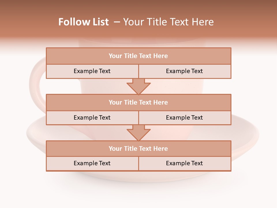 Household Object Isolated Tea PowerPoint Template
