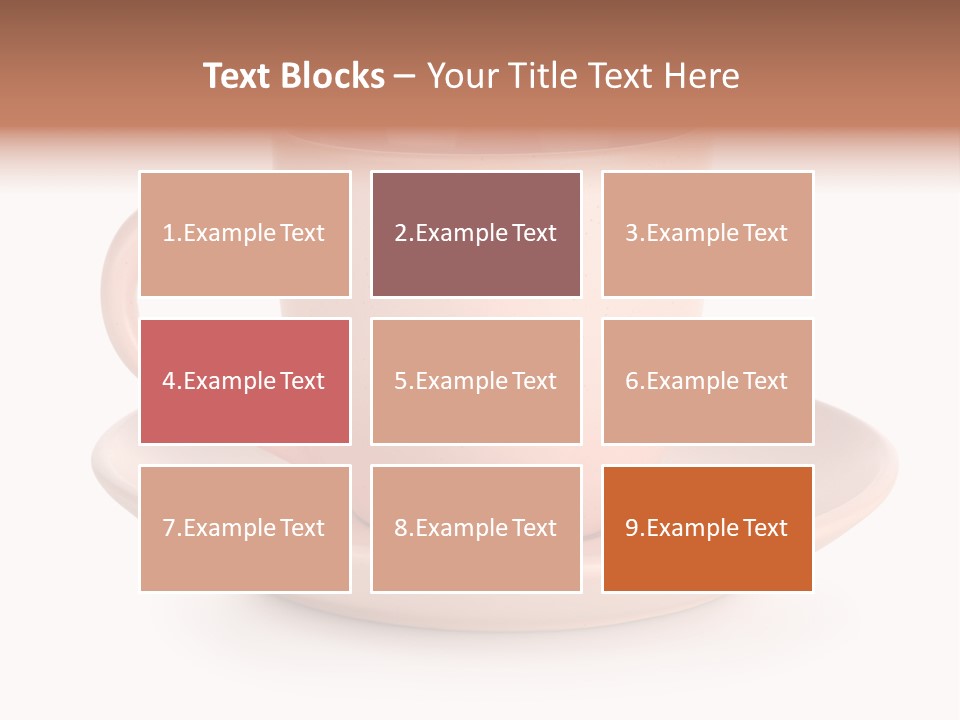 Household Object Isolated Tea PowerPoint Template