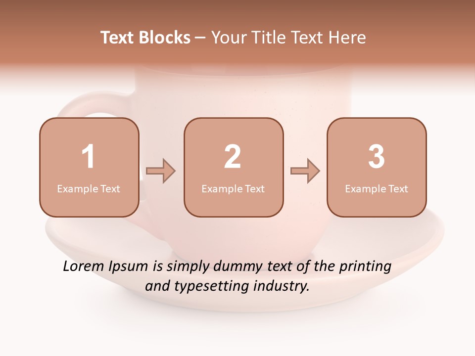 Household Object Isolated Tea PowerPoint Template