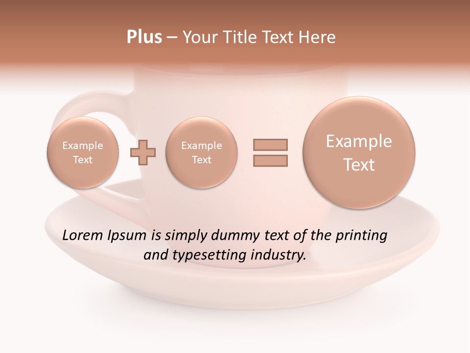 Household Object Isolated Tea PowerPoint Template