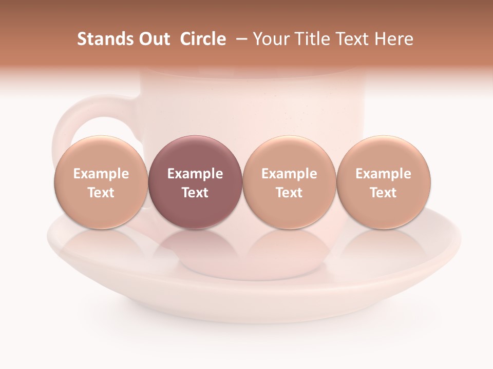 Household Object Isolated Tea PowerPoint Template