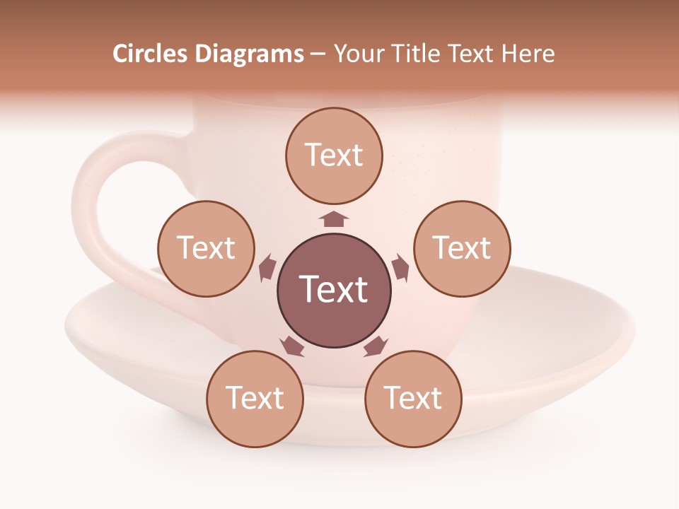 Household Object Isolated Tea PowerPoint Template