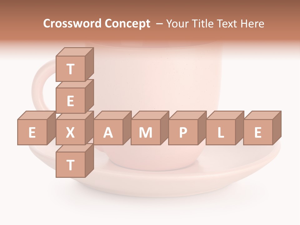 Household Object Isolated Tea PowerPoint Template