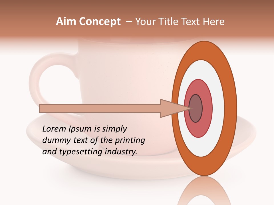 Household Object Isolated Tea PowerPoint Template