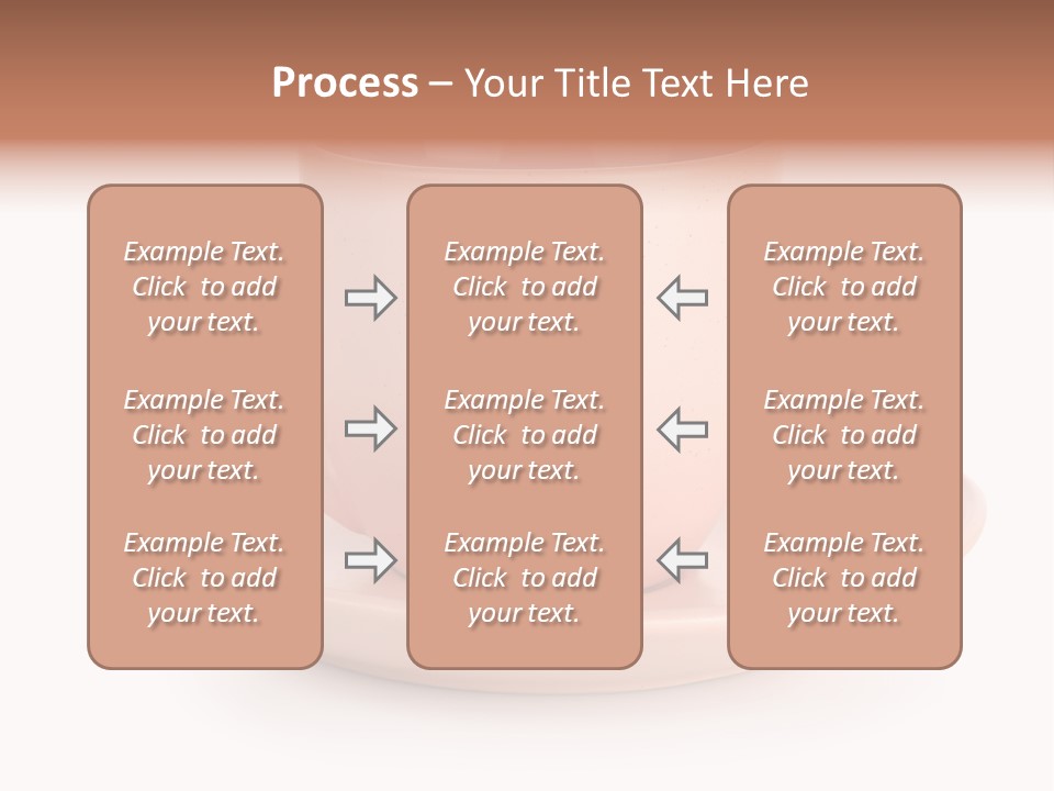 Household Object Isolated Tea PowerPoint Template