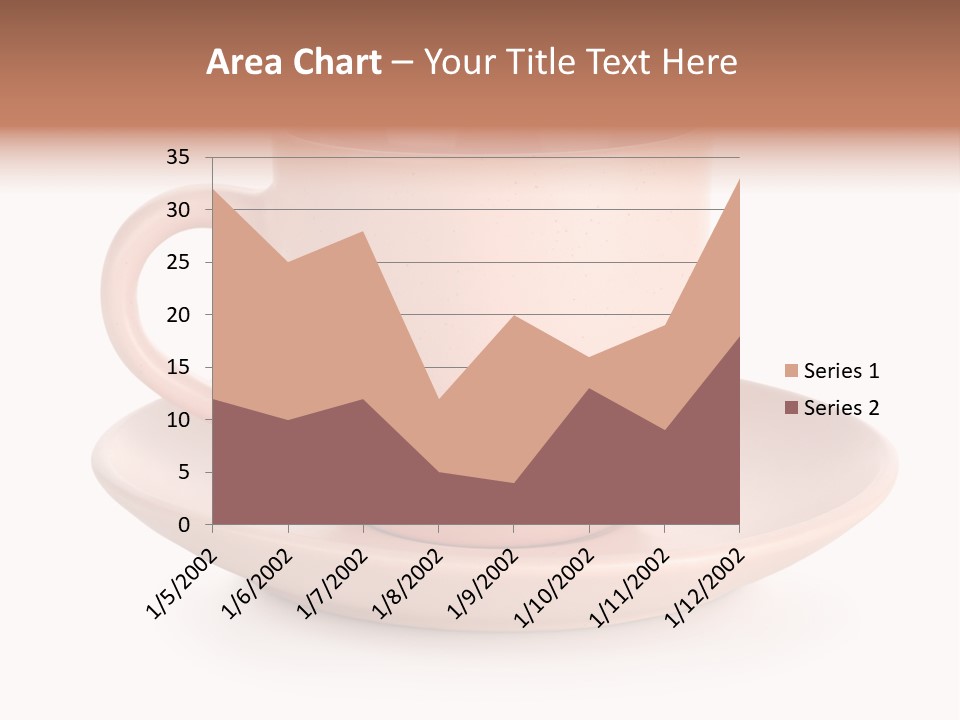 Household Object Isolated Tea PowerPoint Template