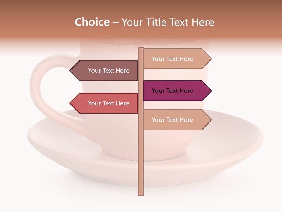 Household Object Isolated Tea PowerPoint Template