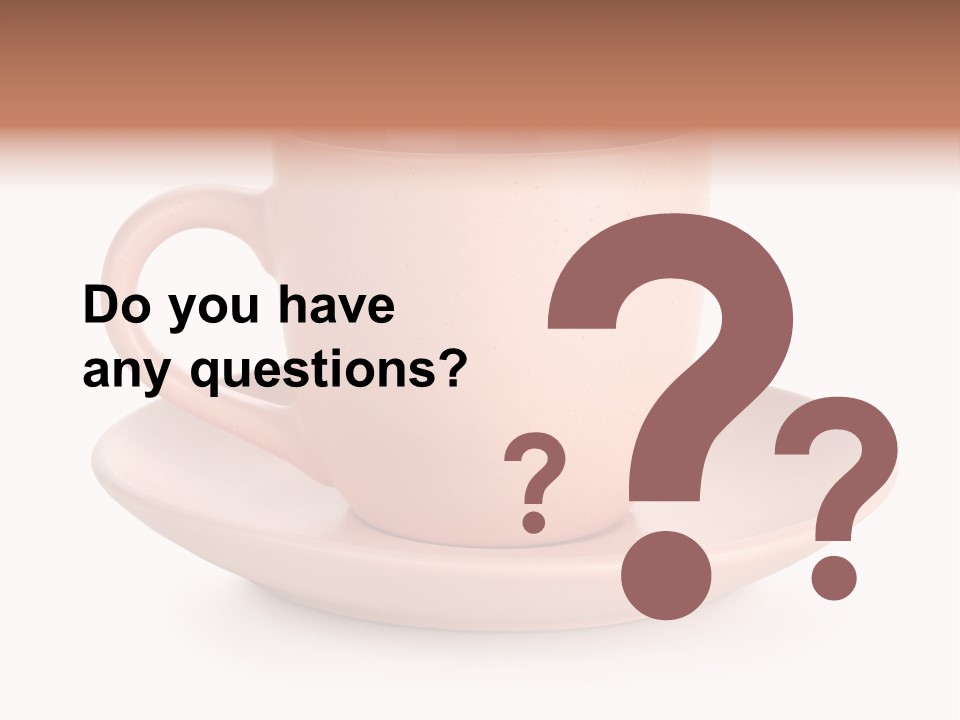 Household Object Isolated Tea PowerPoint Template