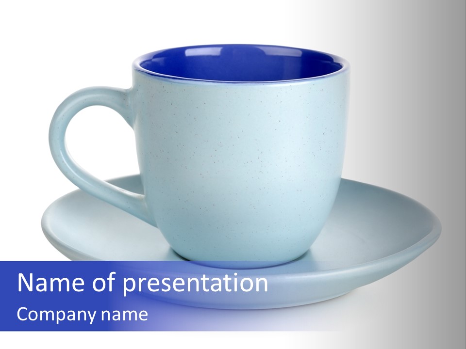 Cup Dishware Mug PowerPoint Template