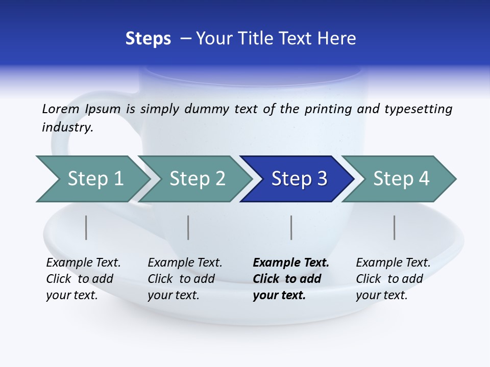 Cup Dishware Mug PowerPoint Template