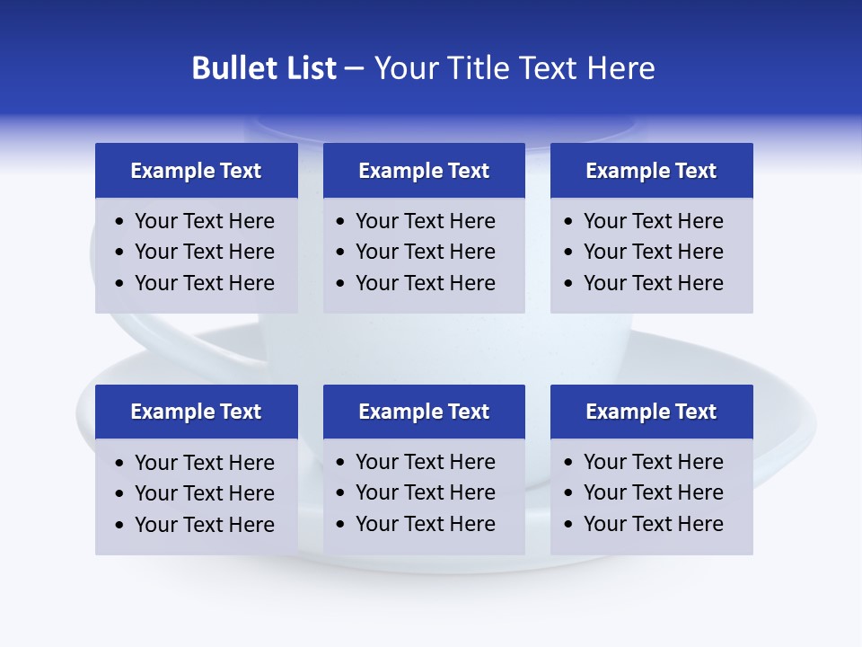 Cup Dishware Mug PowerPoint Template
