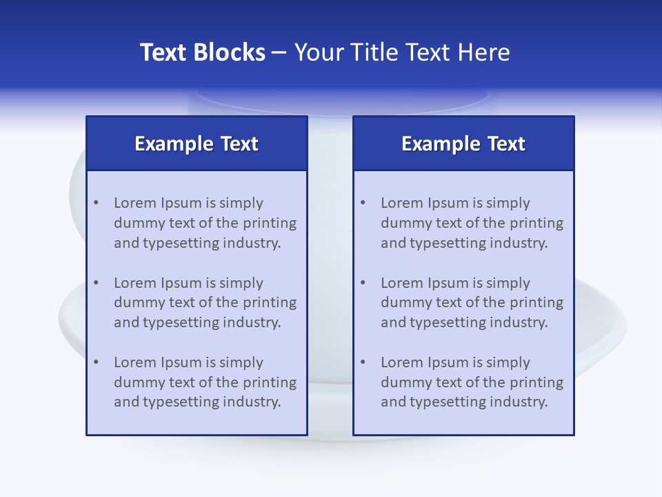 Cup Dishware Mug PowerPoint Template