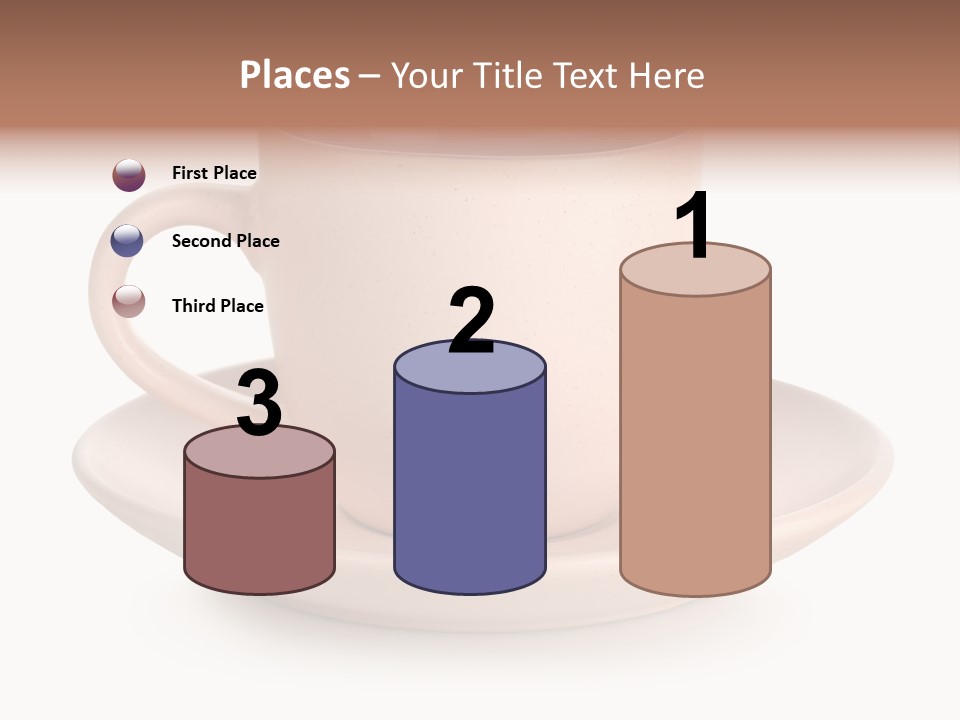 Isolated Pink Household Object PowerPoint Template