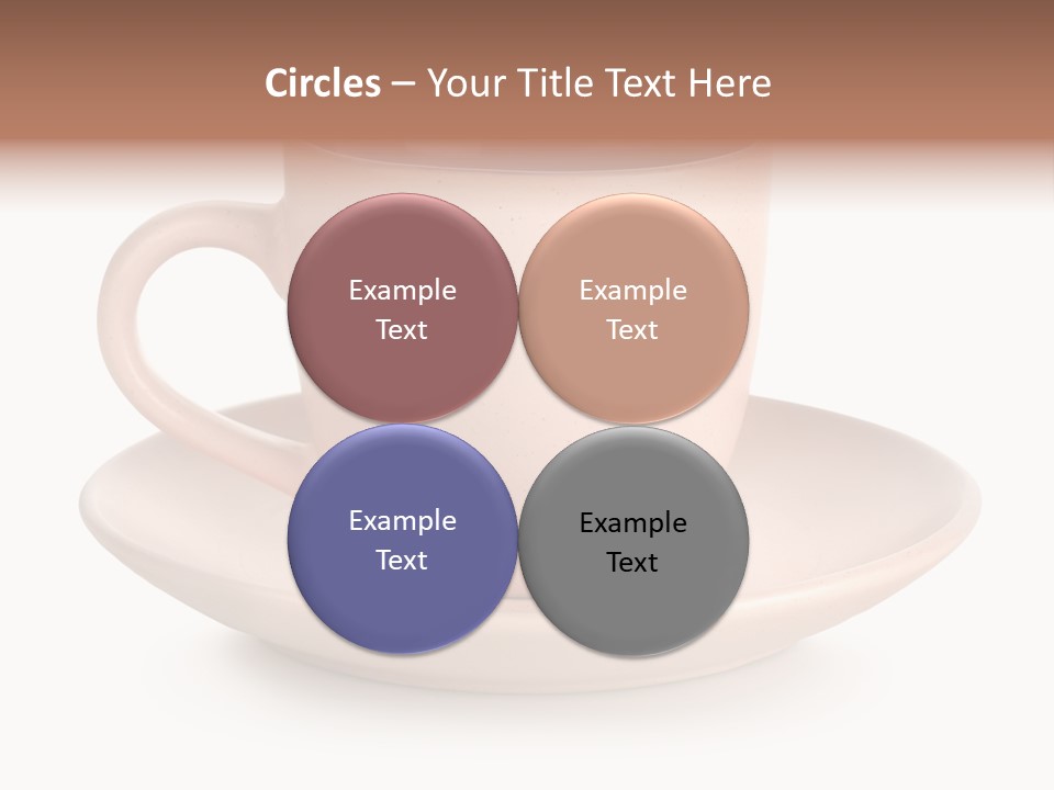 Isolated Pink Household Object PowerPoint Template