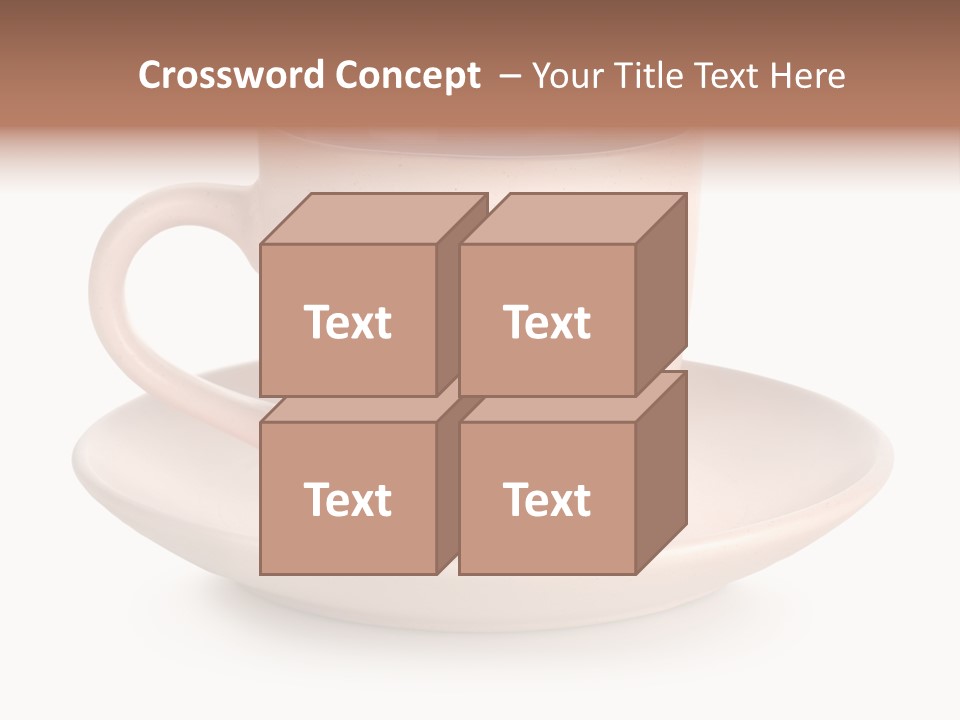 Isolated Pink Household Object PowerPoint Template