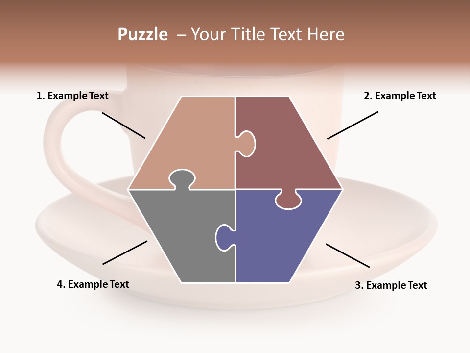 Isolated Pink Household Object PowerPoint Template