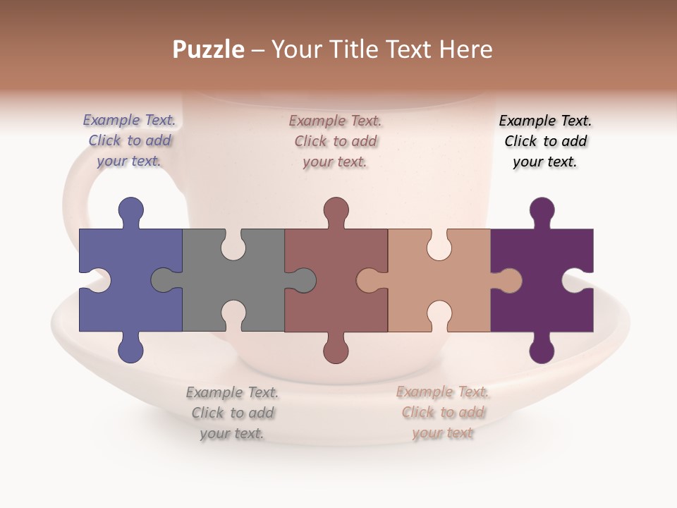 Isolated Pink Household Object PowerPoint Template