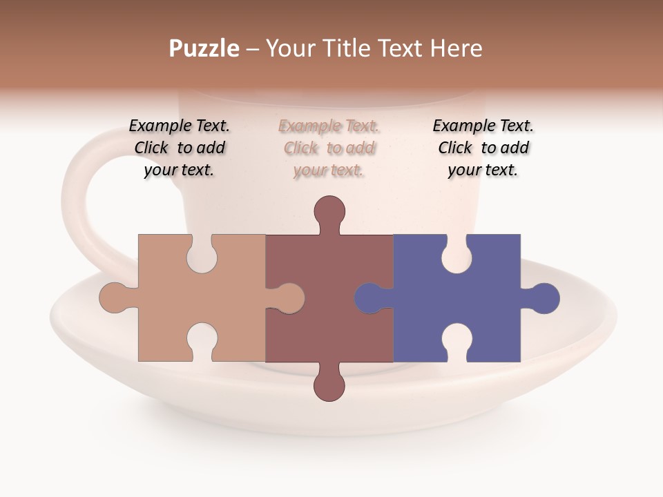 Isolated Pink Household Object PowerPoint Template