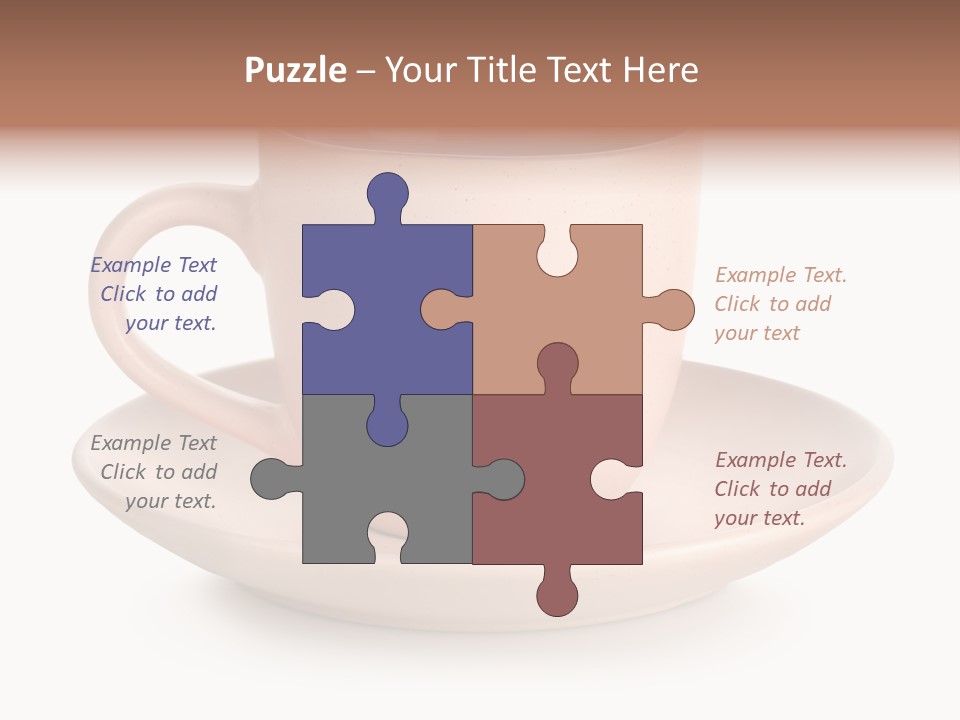 Isolated Pink Household Object PowerPoint Template