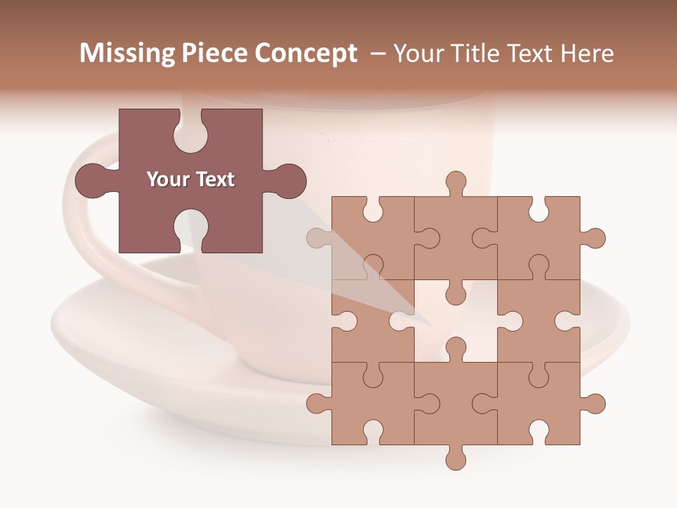 Isolated Pink Household Object PowerPoint Template