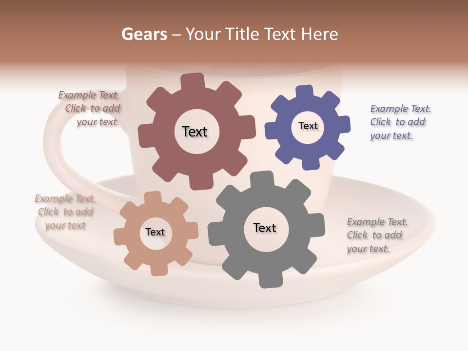 Isolated Pink Household Object PowerPoint Template