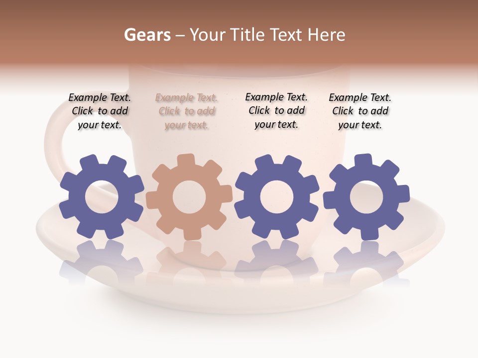 Isolated Pink Household Object PowerPoint Template