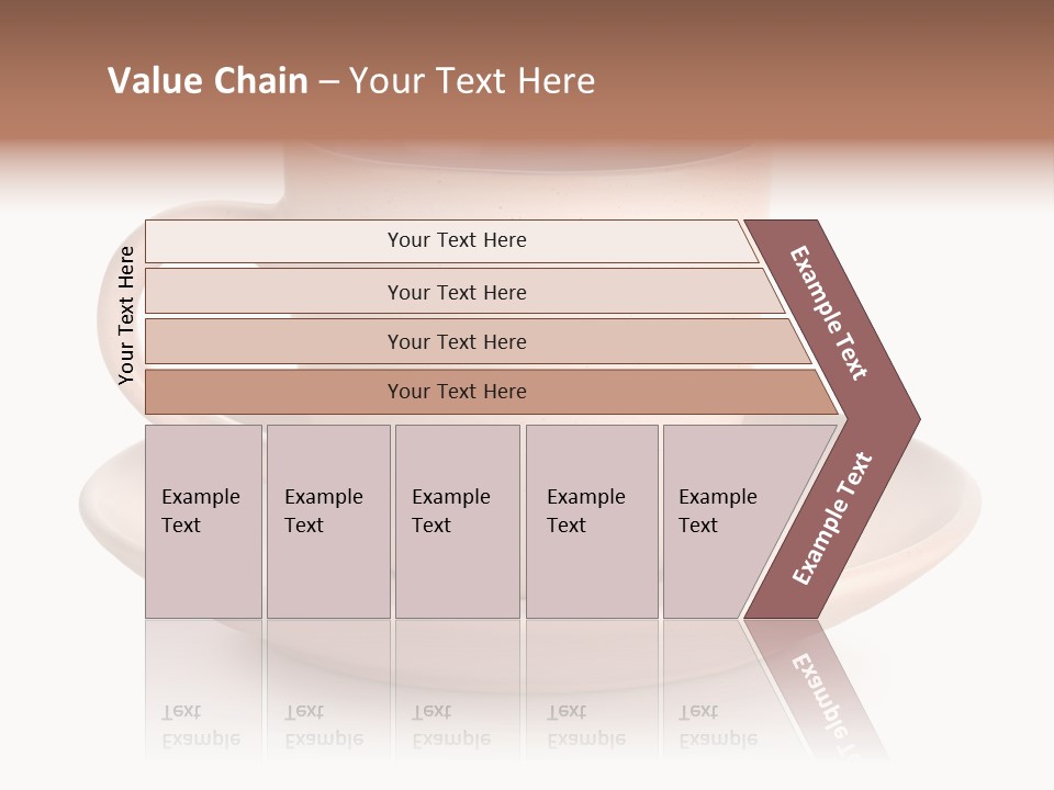 Isolated Pink Household Object PowerPoint Template