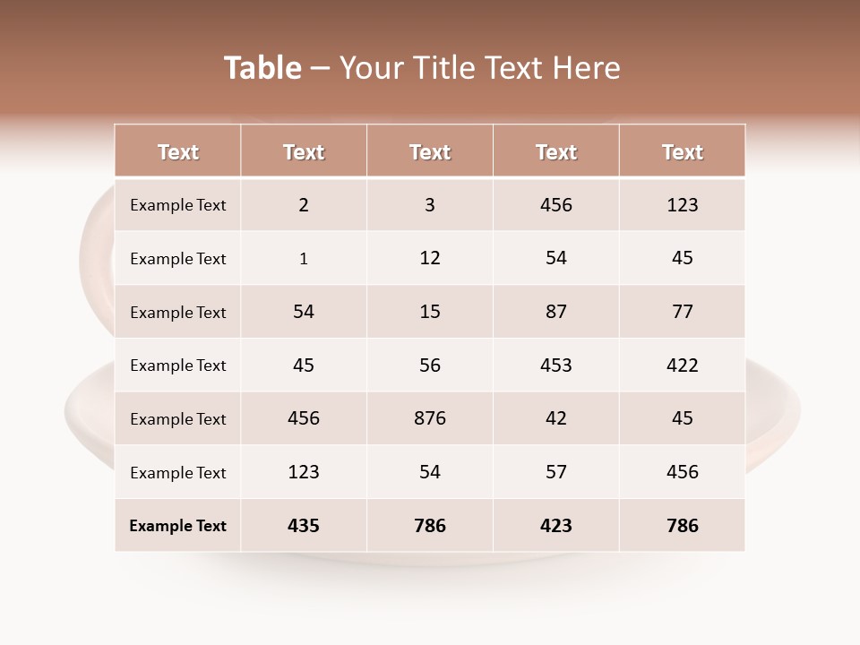 Isolated Pink Household Object PowerPoint Template