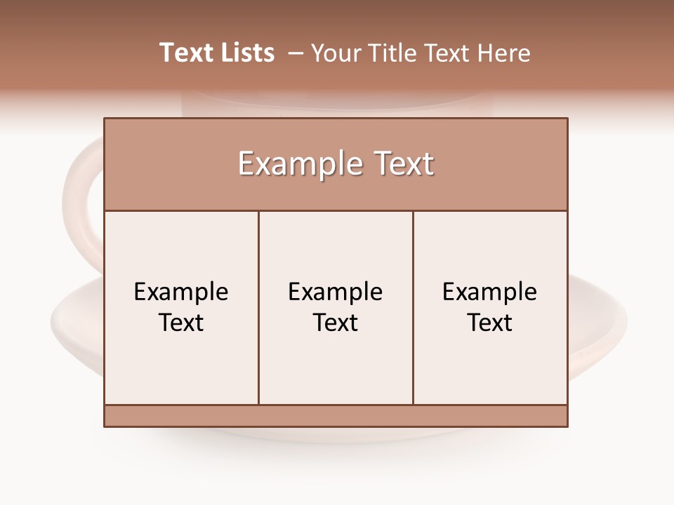 Isolated Pink Household Object PowerPoint Template