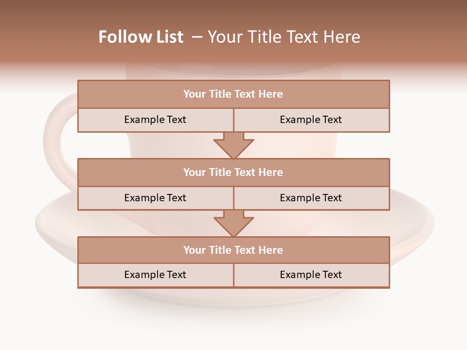 Isolated Pink Household Object PowerPoint Template
