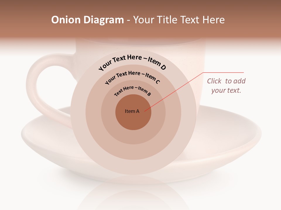 Isolated Pink Household Object PowerPoint Template