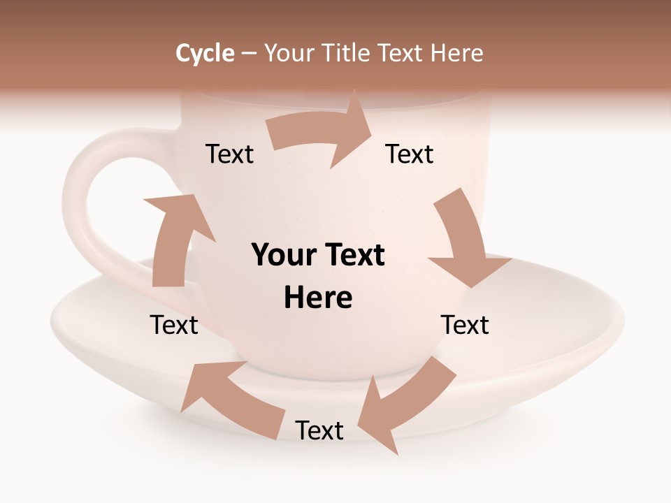 Isolated Pink Household Object PowerPoint Template