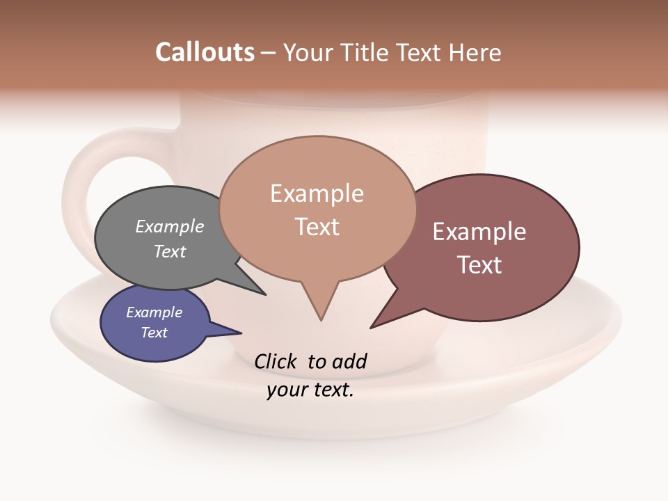 Isolated Pink Household Object PowerPoint Template