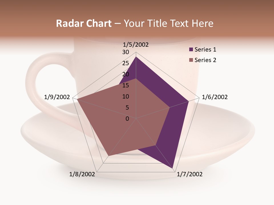 Isolated Pink Household Object PowerPoint Template