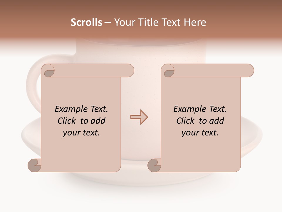 Isolated Pink Household Object PowerPoint Template