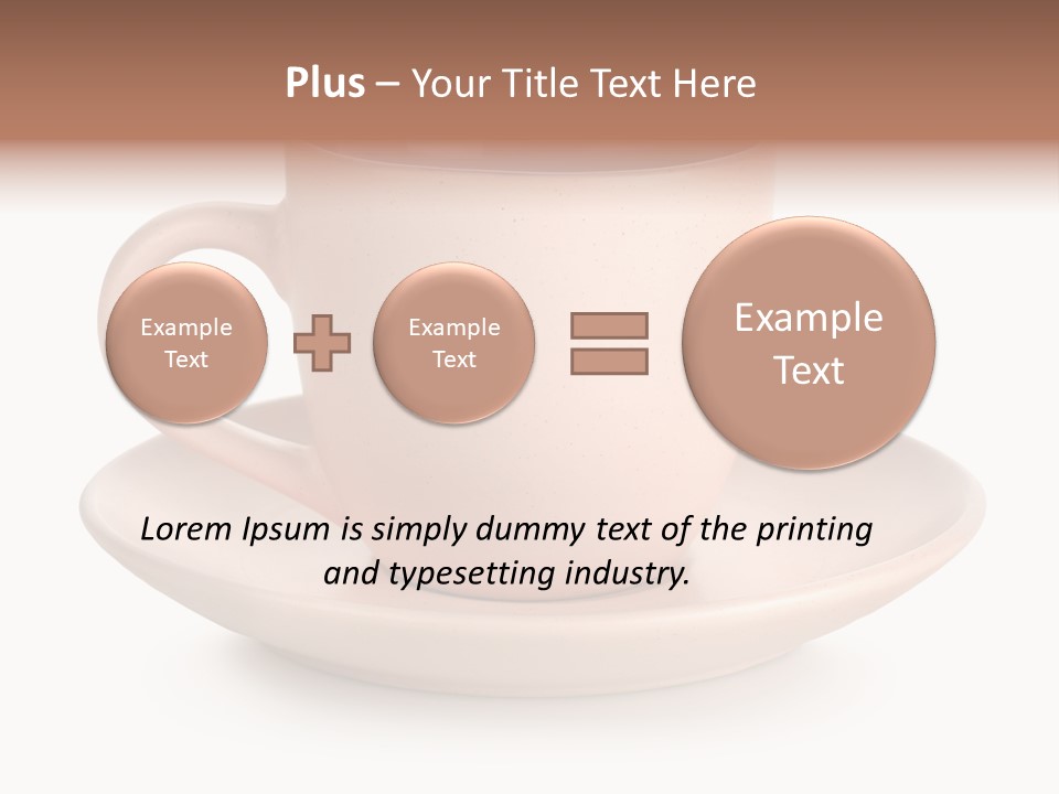 Isolated Pink Household Object PowerPoint Template