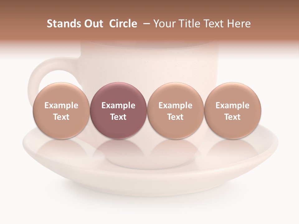 Isolated Pink Household Object PowerPoint Template