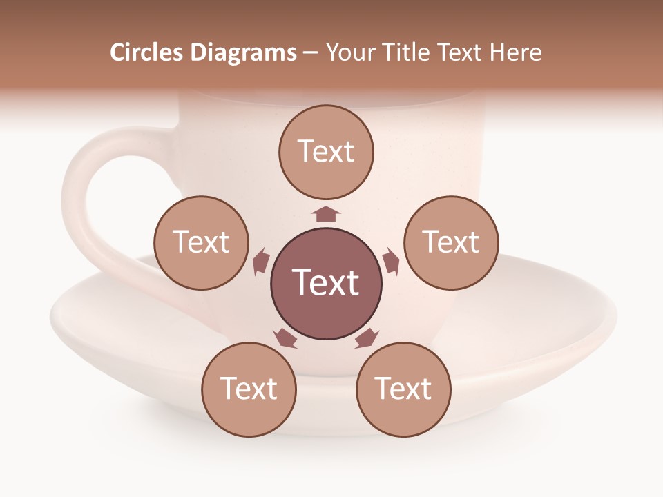 Isolated Pink Household Object PowerPoint Template