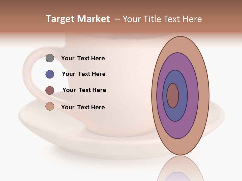 Isolated Pink Household Object PowerPoint Template