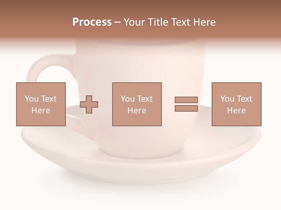 Isolated Pink Household Object PowerPoint Template