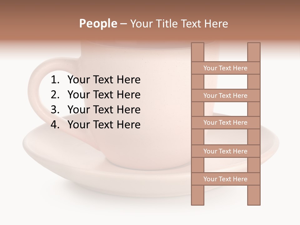 Isolated Pink Household Object PowerPoint Template