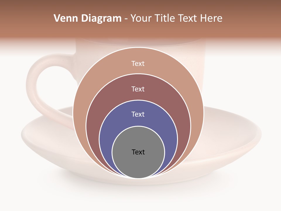 Isolated Pink Household Object PowerPoint Template