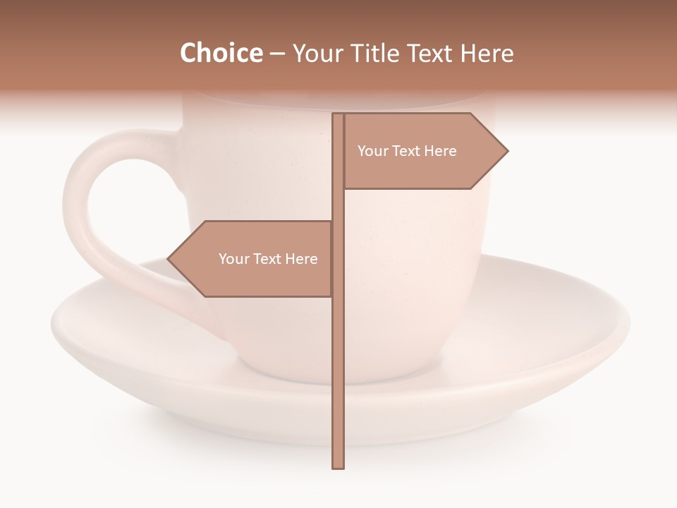 Isolated Pink Household Object PowerPoint Template