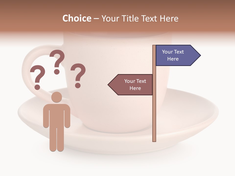 Isolated Pink Household Object PowerPoint Template