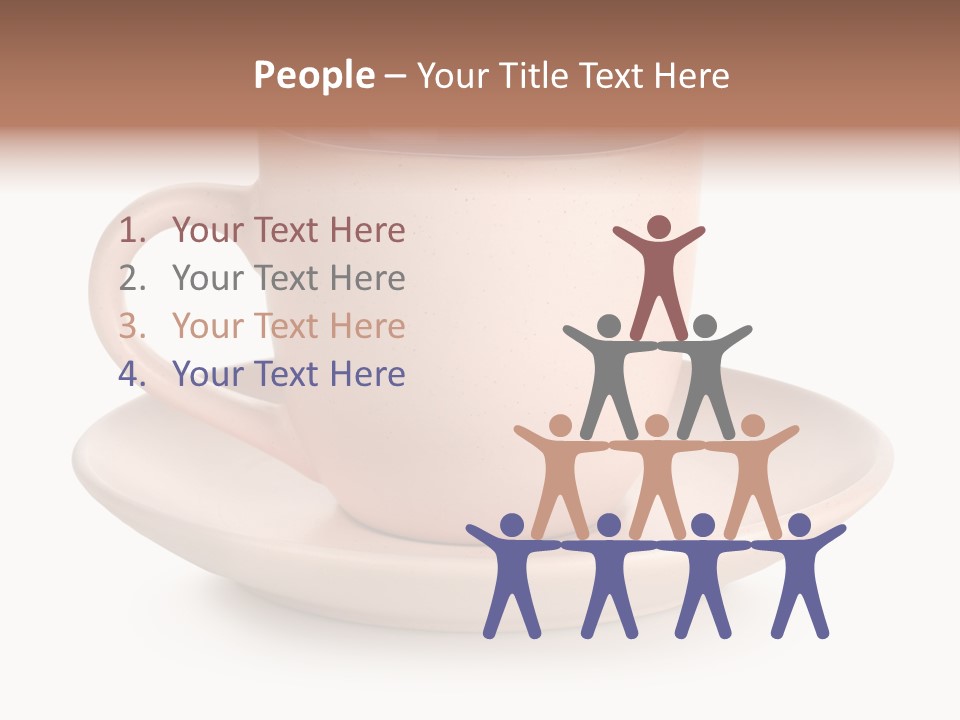 Isolated Pink Household Object PowerPoint Template