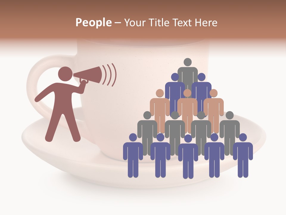 Isolated Pink Household Object PowerPoint Template